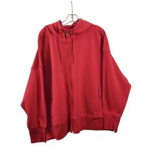 Old Navy Active Dynamic Red Fleece Breathable Jacket Size 3X 91025-1204